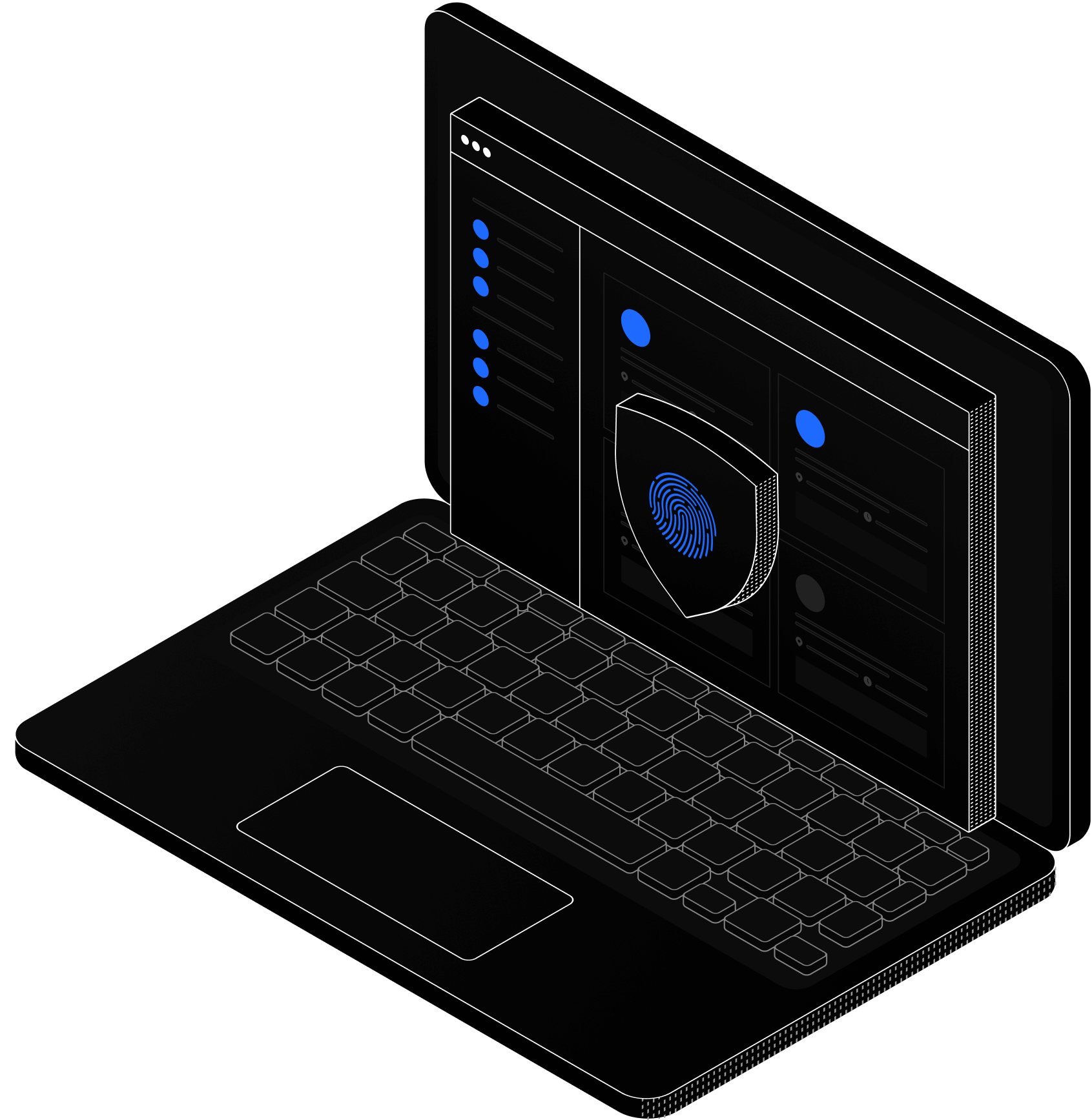 Cybersecurity X Illustration